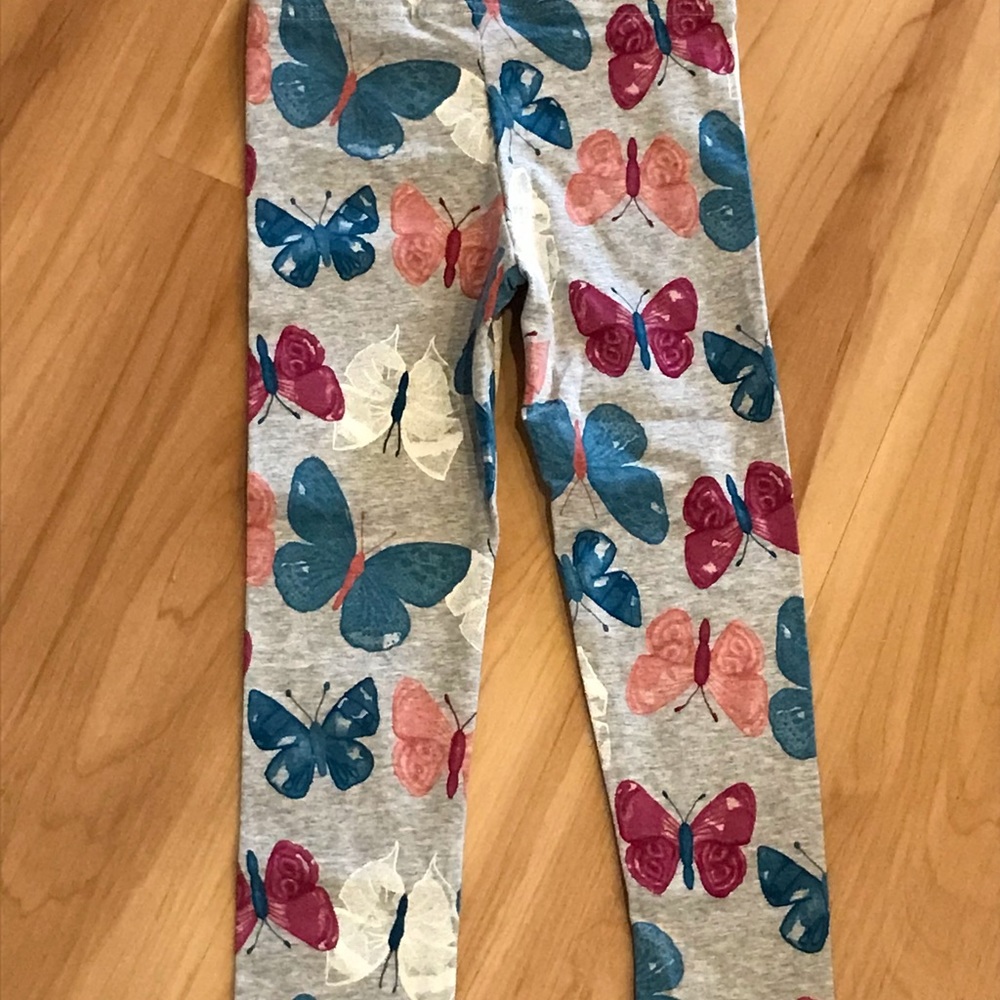 New Carter’s Girl Butterfly Leggings 4T